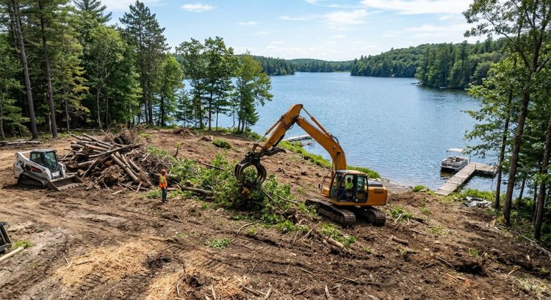Lake Lot Clearing in Atlanta, GA